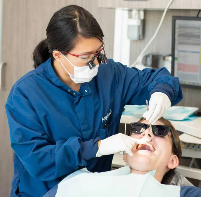 professional teeth whitening before and after