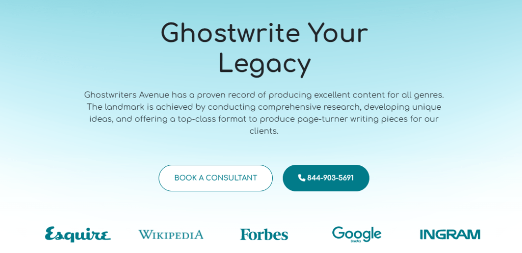 ghost writing services, professional book ghostwriting services, writing services.